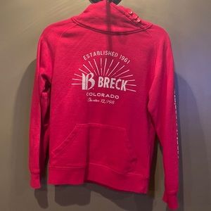 Pink Breckenridge Colorado Hoodie Size S Women